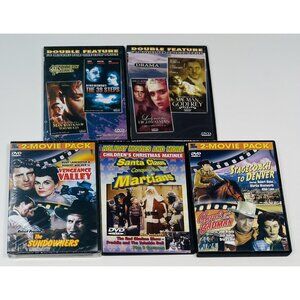 Vintage DVD Movie LOT 9 Titles Vengeance Valley Sundowners Stagecoach to Denver